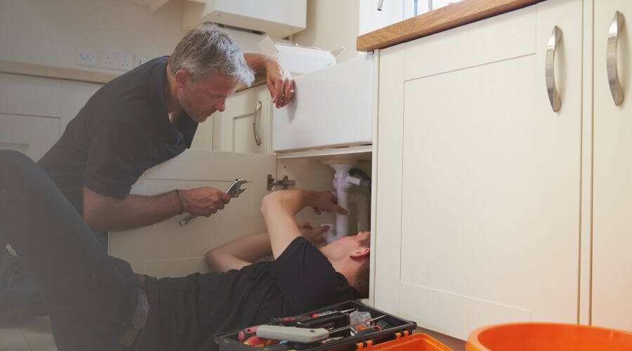 Professional burst pipe repair services in Simms, TX